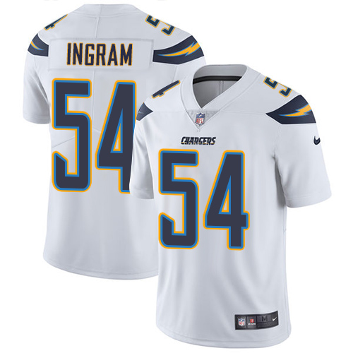 2019 men Los Angeles Chargers 54 Ingram white Nike Vapor Untouchable Limited NFL Jersey